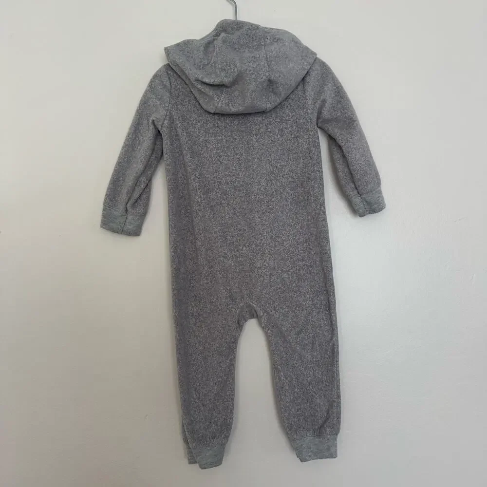 Carter’s Cozy Fleece Rompers, Bear and Stars, Bundle of 2